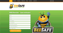 Desktop Screenshot of mybeesafelawn.com